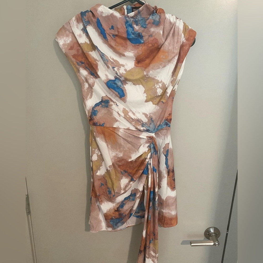 Multi color cocktail dress size small